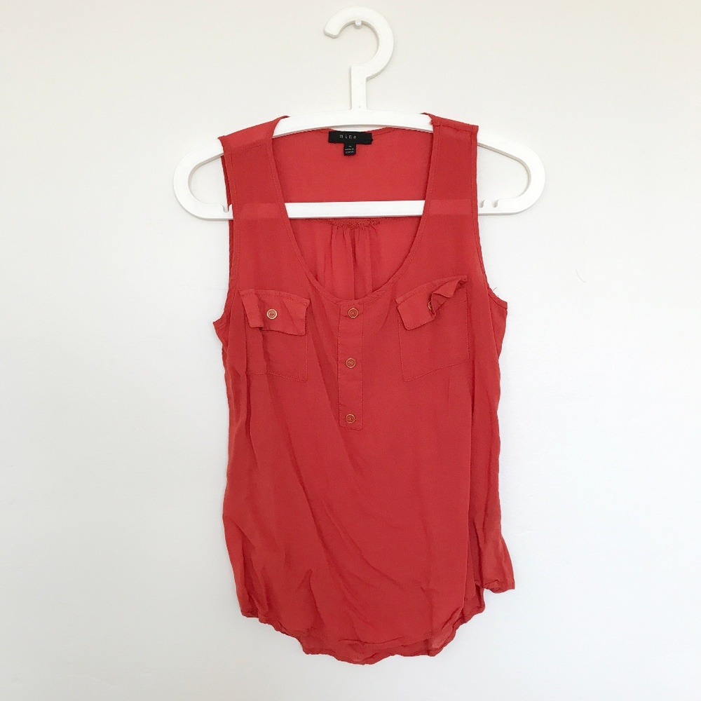 Orange Pocket Tank
